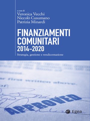 cover image of Finanziamenti comunitari 2014-2020